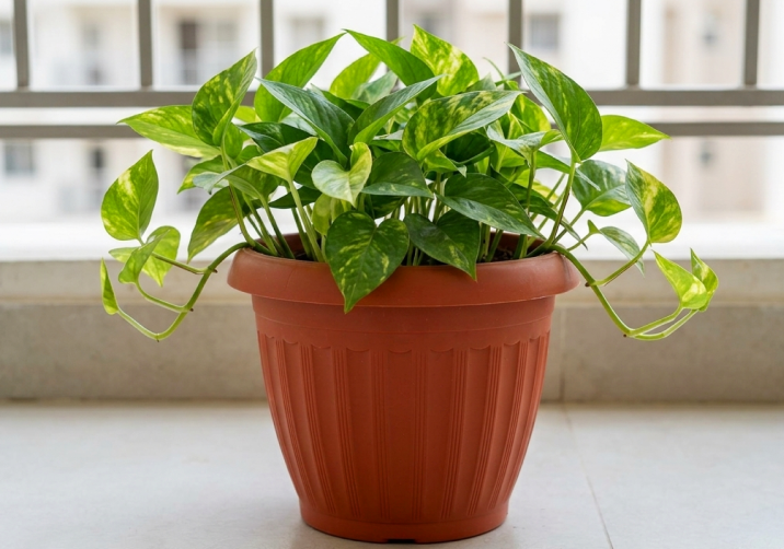 Money Plant (can grow outdoors too)