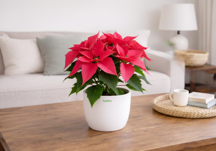 Pink Poinsettia Plant