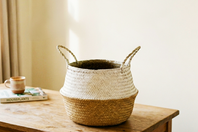 The Seagrass Belly Basket