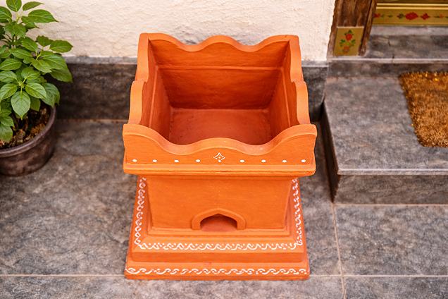 Tulsi Pot (Traditional use)