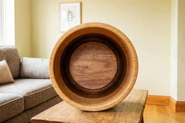 Gradient Wooden Planter