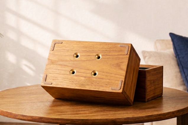 Modern Wooden Planter Box- Set of 2