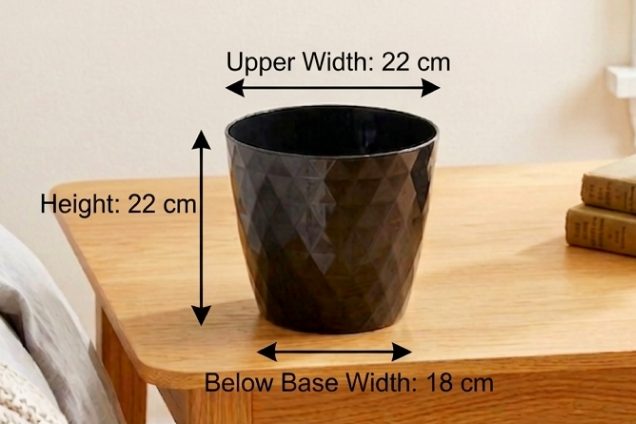 ShadowCut Planter - Set of 5 - Black