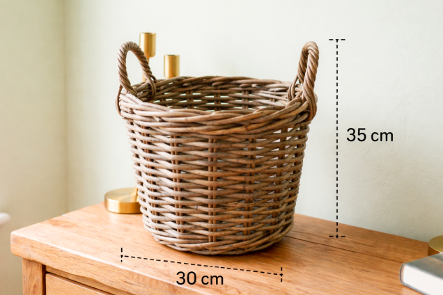 The Seagrass Belly Basket