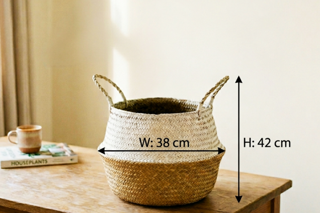 The Seagrass Belly Basket