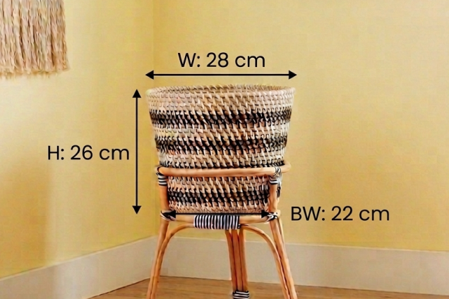 Gridwork Basket Planter